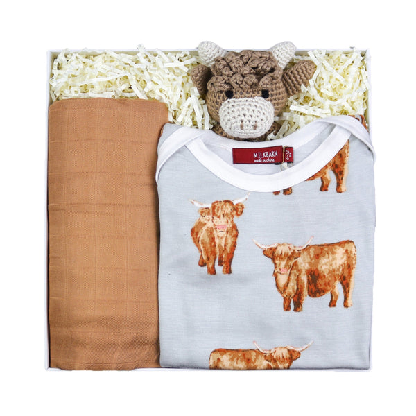 Highland Cow Baby Gift Box