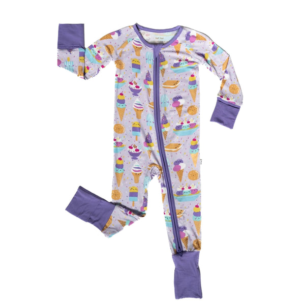 NWT Little Sleepies 18-24 month blueberry ice hotsell cream social