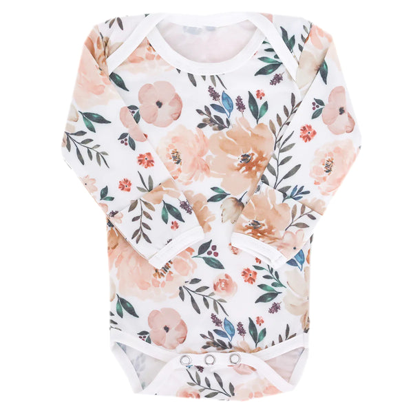 Long Sleeve Bodysuit - Autumn (Floral)