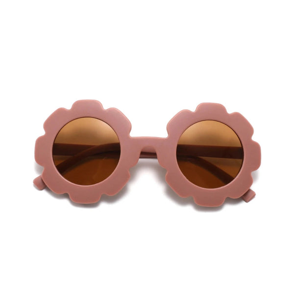 Baby and Toddler Flower Sunglasses - Mauve