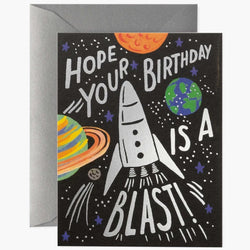 Blast Birthday Greeting Card