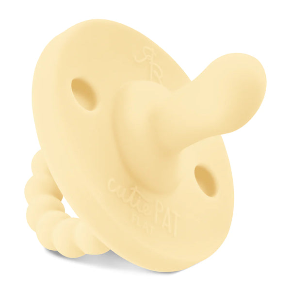 Cutie PAT Pacifier (Flat) Buttercream