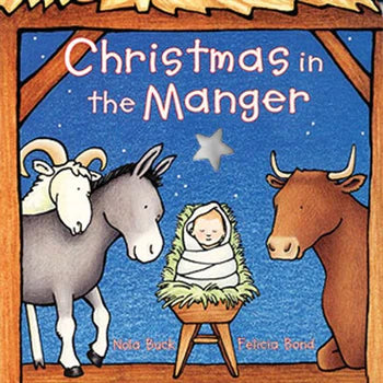 Christmas in the Manger (Board Book)