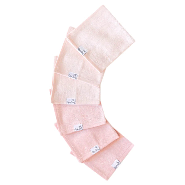 Ultra Soft Bamboo Washcloth Set - Cora (Pink)