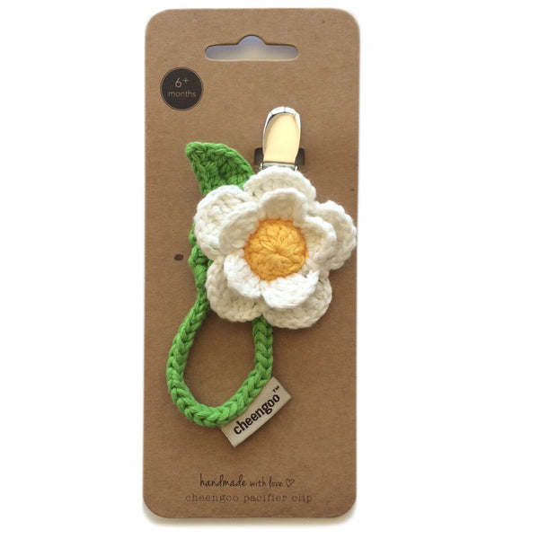 Daisy Pacifier Clip