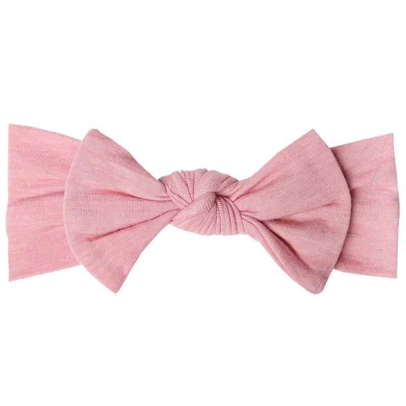 Knit Headband Bow, Darling (Pink)