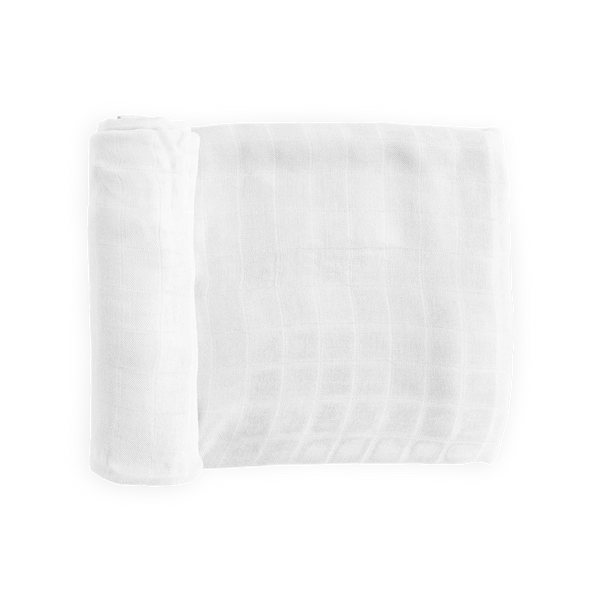 Deluxe Muslin Swaddle Blanket - White