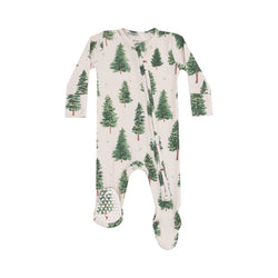 Forest Trees Thermal Bamboo Footie