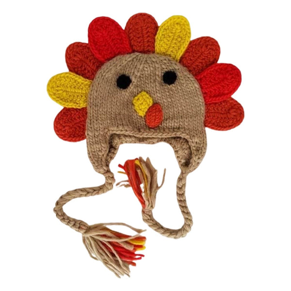 Turkey Earflap Beanie Hat