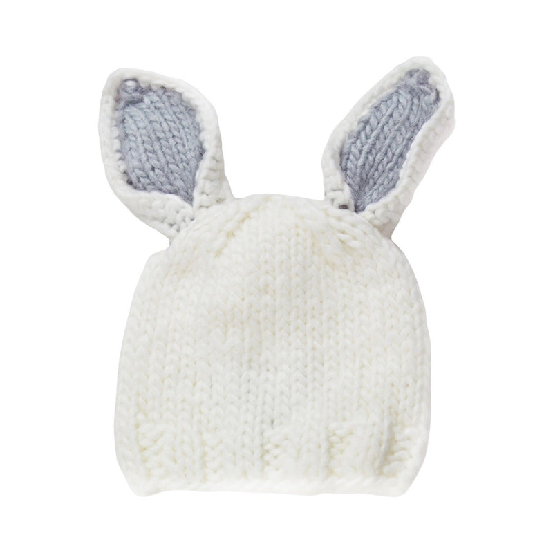 Bailey Bunny Hat - White Bowie Grey