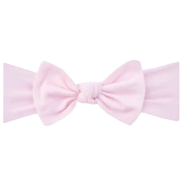 Knit Headband Bow, Blossom