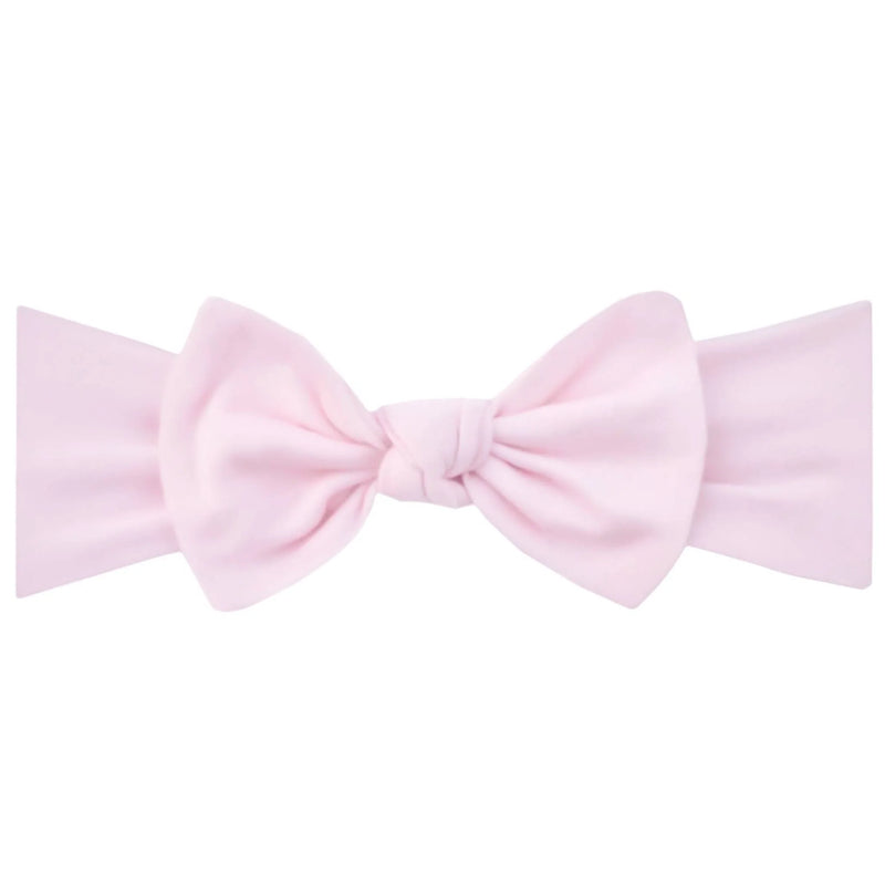 Knit Headband Bow, Blossom