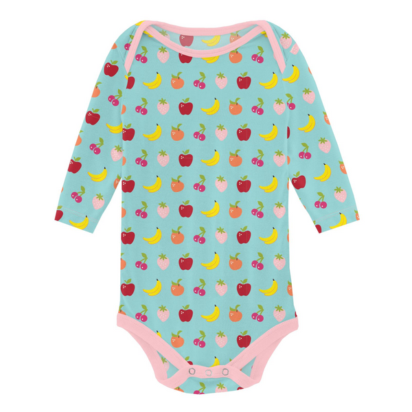 Long Sleeve One Piece - Mini Fruit