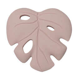 Monstera Silicone Teether - Pink