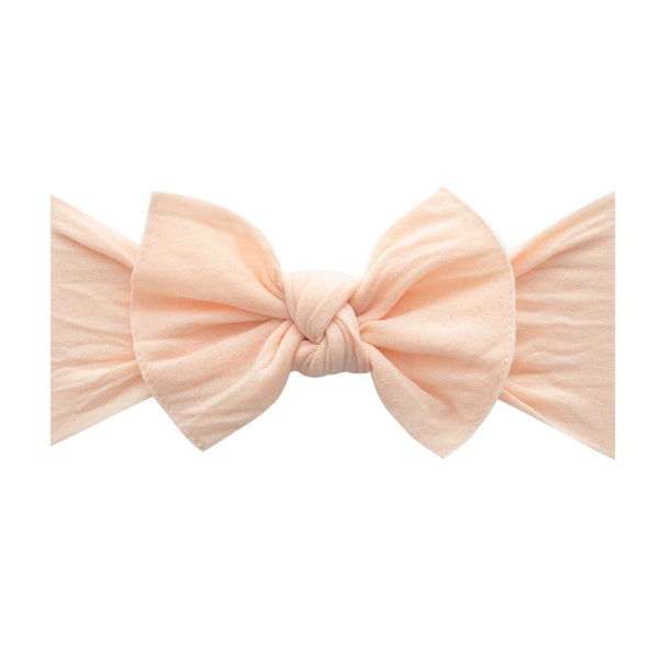 Knot Bow, Peach (One Size)