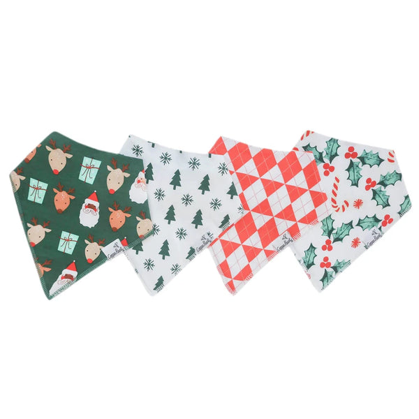 Prancer Print Bandana Bib Set