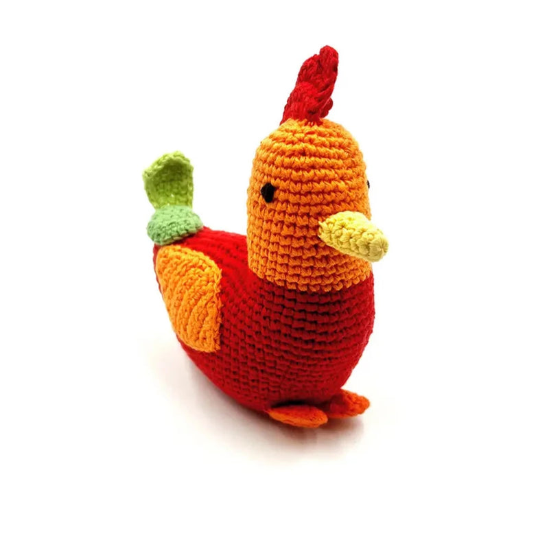 Rooster (Chicken) Rattle Toy
