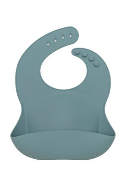 Silicone Bib - Slate