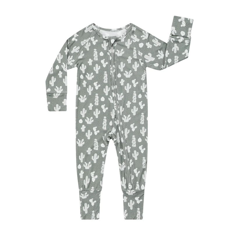 Stay Sharp Cactus Bamboo Zippy Pajama