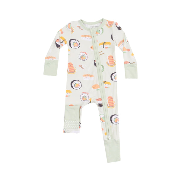 Bamboo Zipper Romper - Sushi