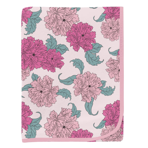 Bamboo Swaddle - Shrinking Violet Peonies