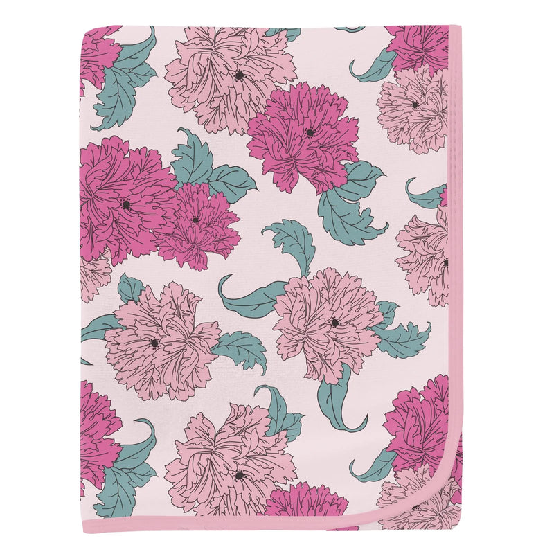 Bamboo Swaddle - Shrinking Violet Peonies