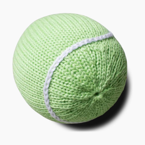 Organic Tennis Ball Rattle