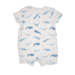 Muslin Henley Shortall - Whale Hello There