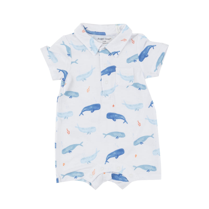 Polo Shortie - Whale Hello There