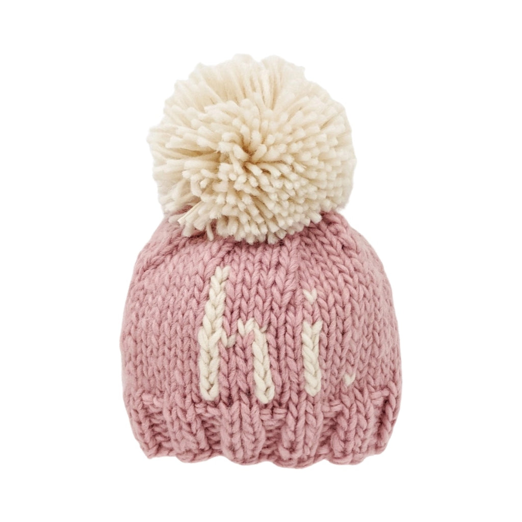hi. Rosy Hand Knit Beanie Hat – Baby Boxy