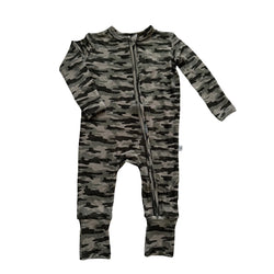 Zipper Romper - Camo