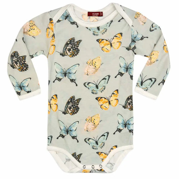 Long Sleeve One Piece - Butterfly