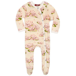 Water Lily Footed Romper