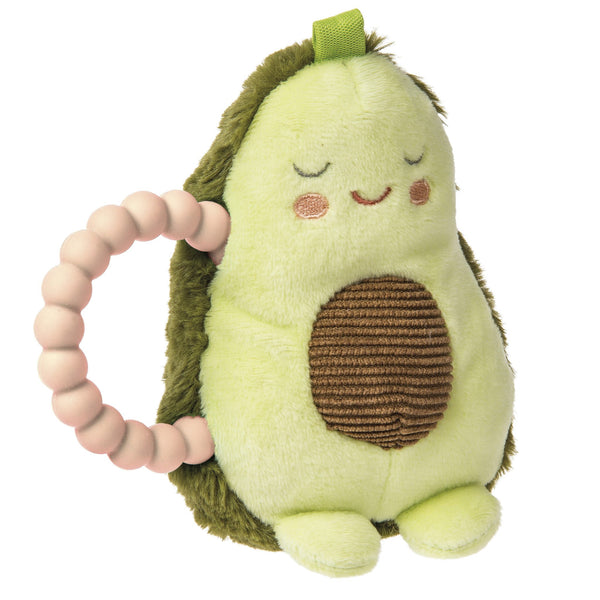 Avocado Plush, Rattle + Teether