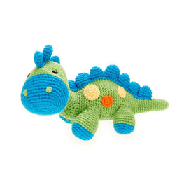 Green Steggy Dinosaur Rattle