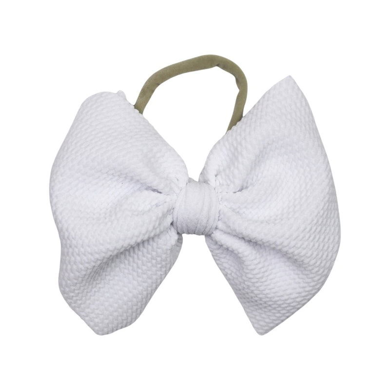 White Big Bow (One Size)