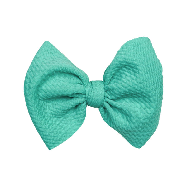 Aqua Skinny Bow (One Size)