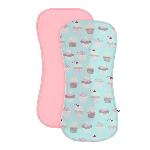 Burp Cloth Set - Cupcakes