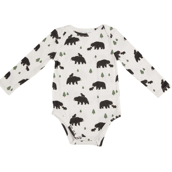 Longsleeve Bodysuit - Black Bear