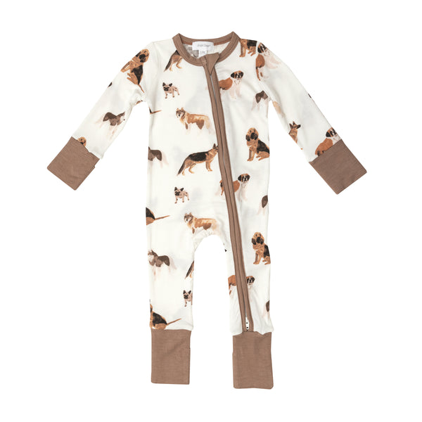 Bamboo Zipper Romper - Big Dogs