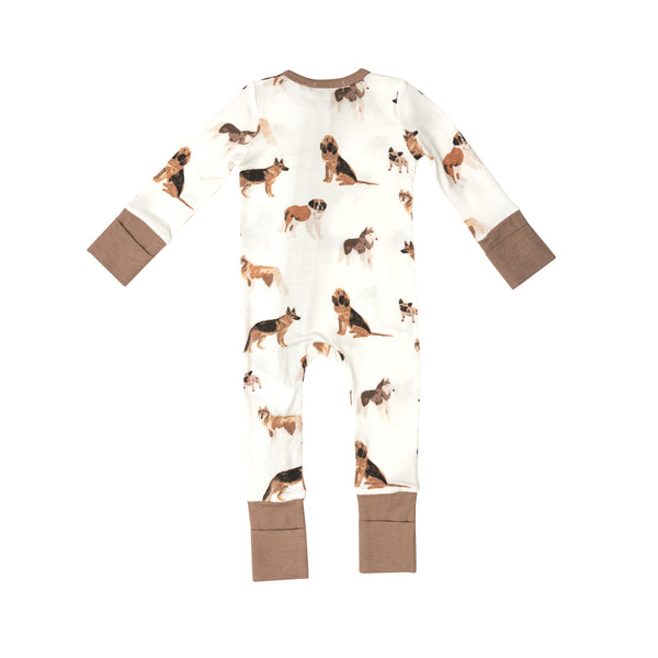 Bamboo Zipper Romper - Big Dogs