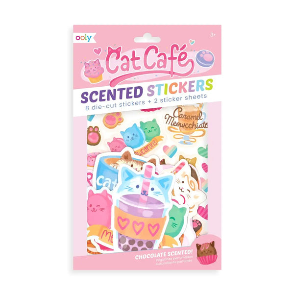 Ooly Cat Cafe Scented Stickers