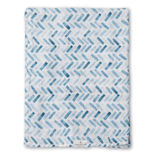 Muslin Swaddle Blanket - Chevron