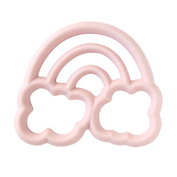 Pink Rainbow Silicone Teether