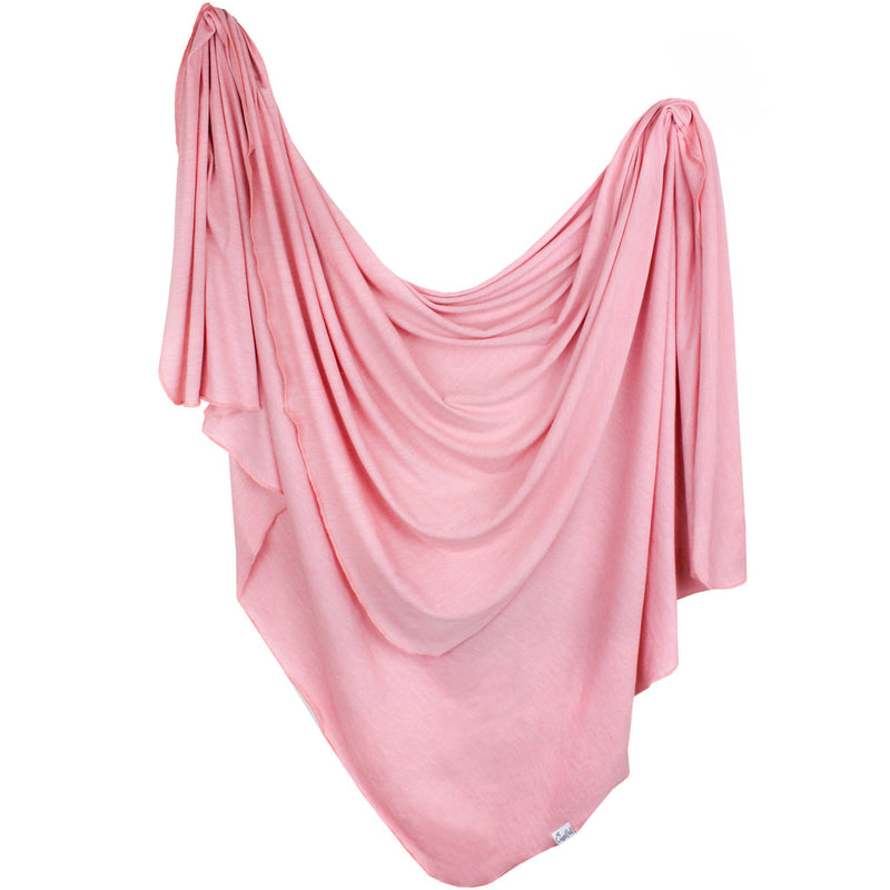 Knit Swaddle Blanket - Darling Pink
