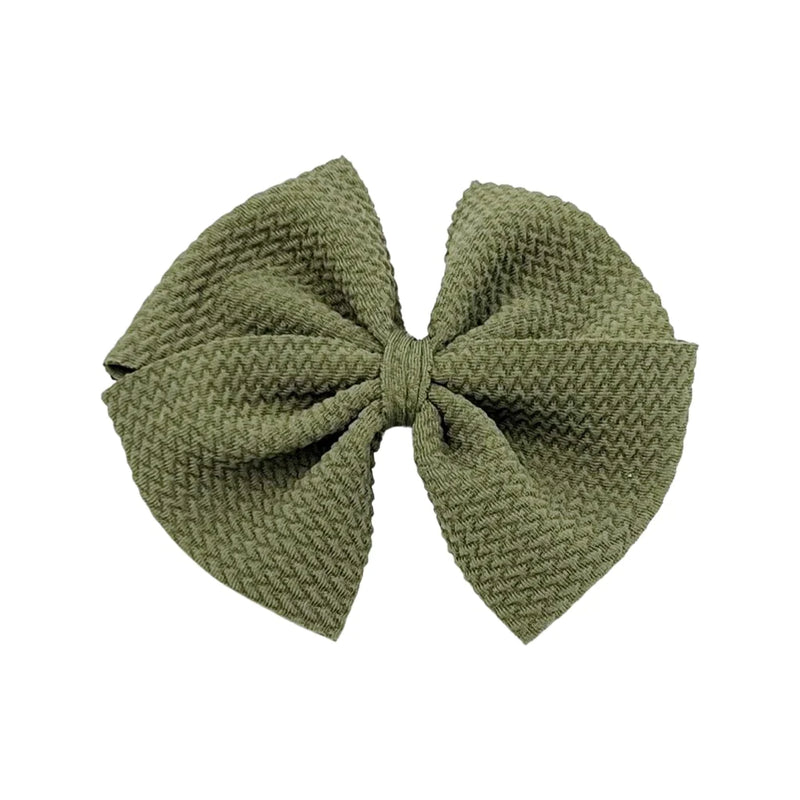 Dusty Olive Butterfly Bow (One Size)