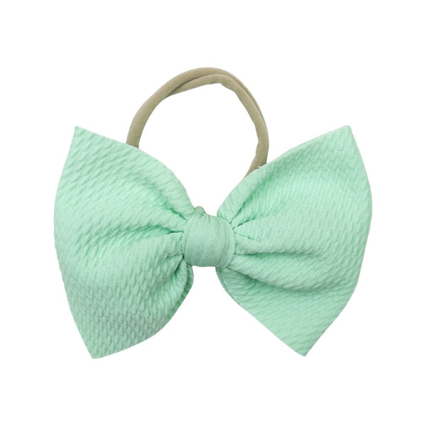 Seafoam Skinny Bow (One Size)