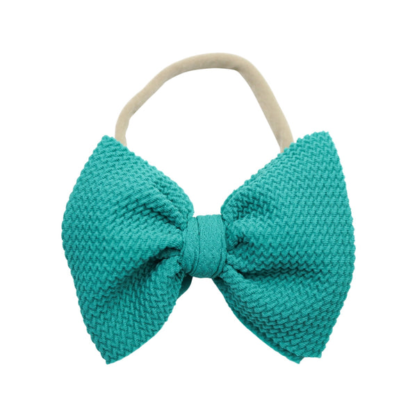 Emerald Skinny Bow (One Size)