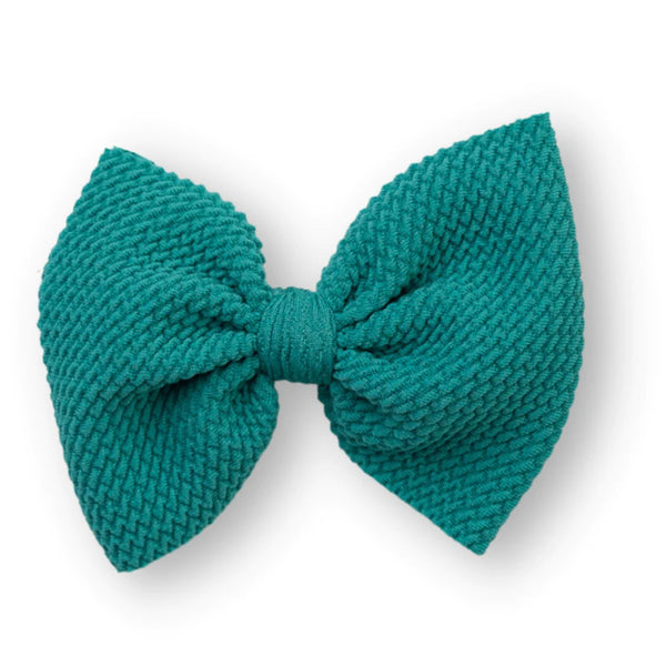 Emerald Skinny Bow (One Size)