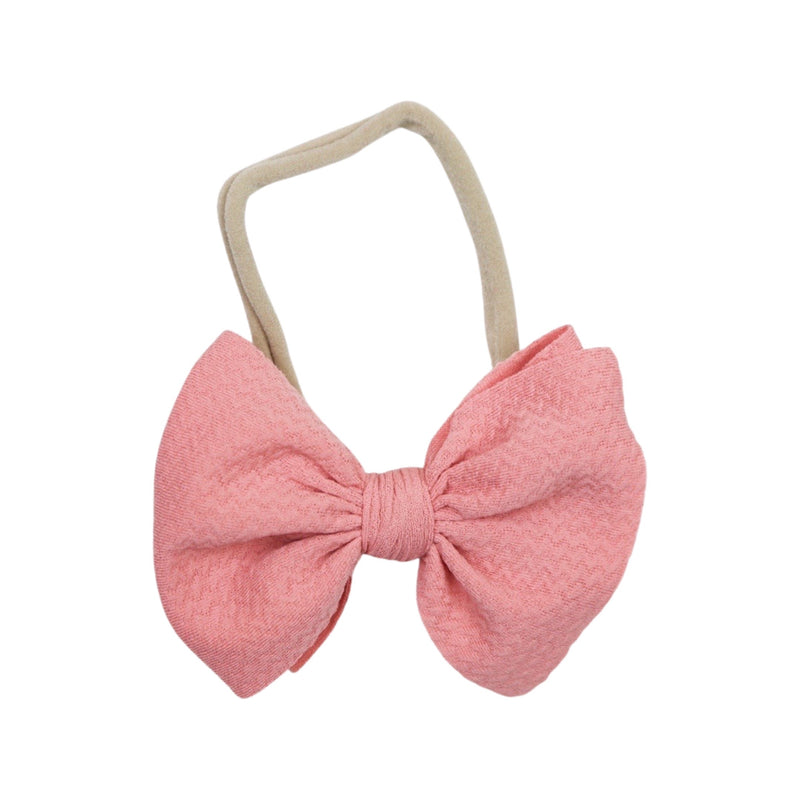 French Rose Skinny Bow (One Size)